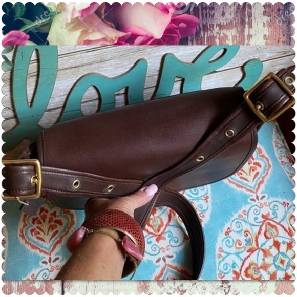 COACH VINTAGE PATRICIA’S LEGACY BROWN CROSSBODY BAG 9951 - Picture 9 of 17